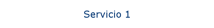 Servicio 1