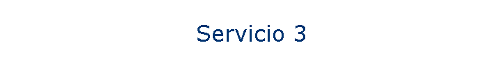 Servicio 3