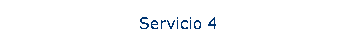 Servicio 4